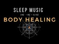 BLACK SCREEN SLEEP MUSIC ☯ All 9 solfeggio frequencies ☯ Body Healing