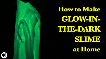 How To Make Glow-In-The-Dark Slime!
