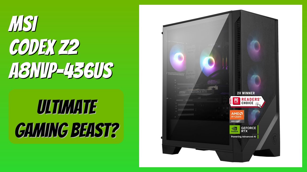 REVIEW (2026): MSI Codex Z2 A8NVP-436US. Features - YouTube