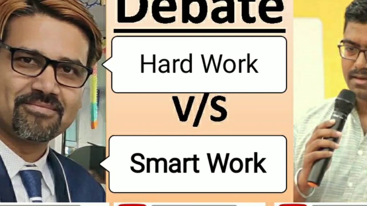 Hard Work vs Smart Work Group Discussion | A Telephonic Debate/GD between Prateek Sir & Mukesh Sir