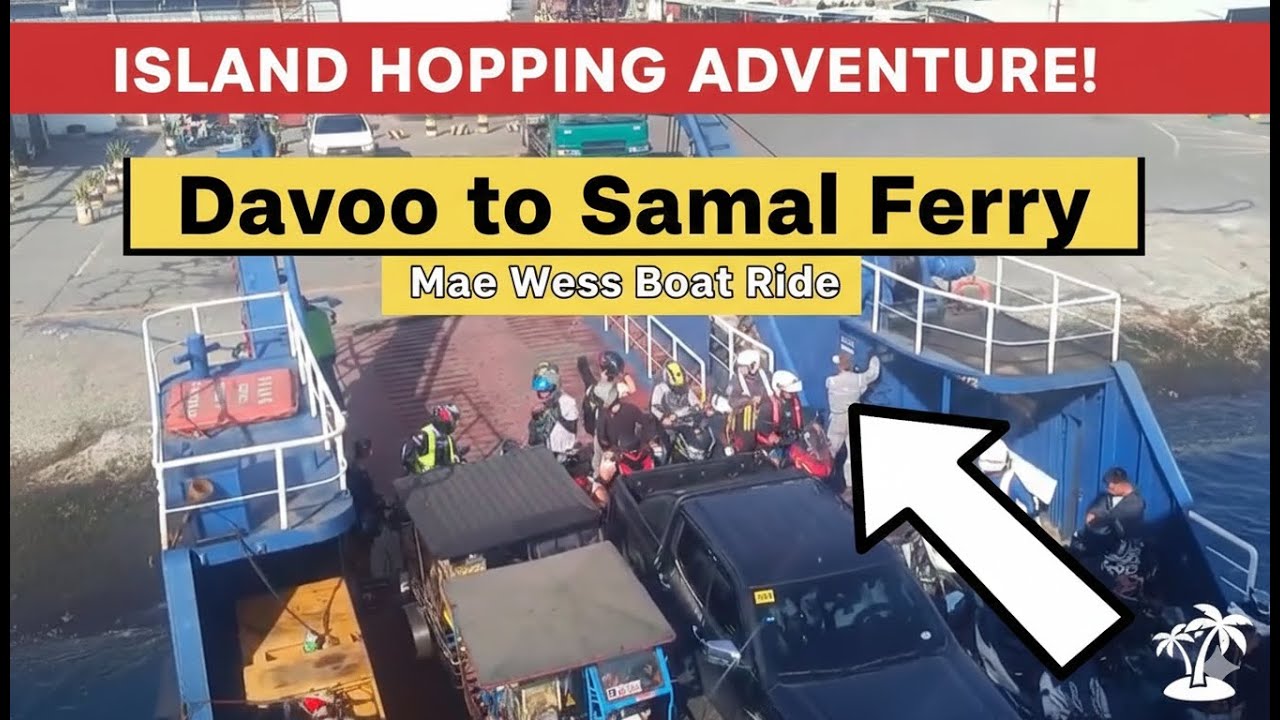 Riding the Mae Wess Ferry! 🚢 Davao to Samal Island Guide 2026