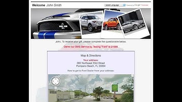 Ford Personalized URL for Direct Mail Marketing Campaigns