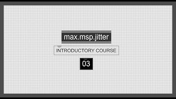 Max/MSP/Jitter Introductory Course | 03 | Sum Two Numbers in Max