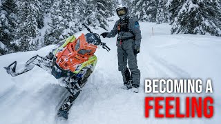 Snowmobiling becoming a FEELING