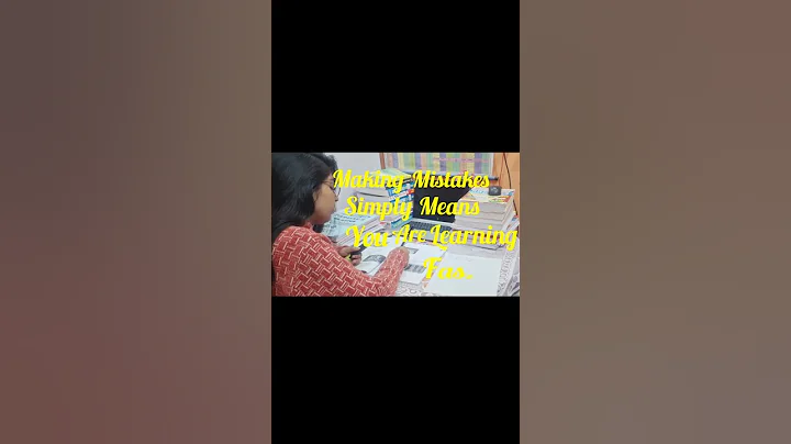 Learn From Mistakes. Every Single steps lead to success.