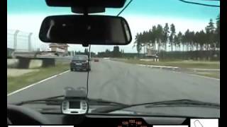 Two BMW E28 M535i twins racing on Valer racetrack