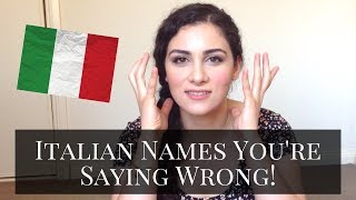 LEARN ITALIAN: How to Pronounce Italian Names (Part 1)