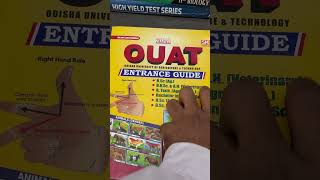 OUAT Odisha UG Entrance guide book 📕 prev qns &amp; solutions
