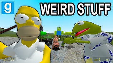 SPAWNING THE WEIRDEST STUFF IN GMOD! - Garry