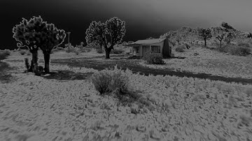 Drone Aerial - Moog Model 15 - DJI - Joshua Tree - Synthesizer - Desert