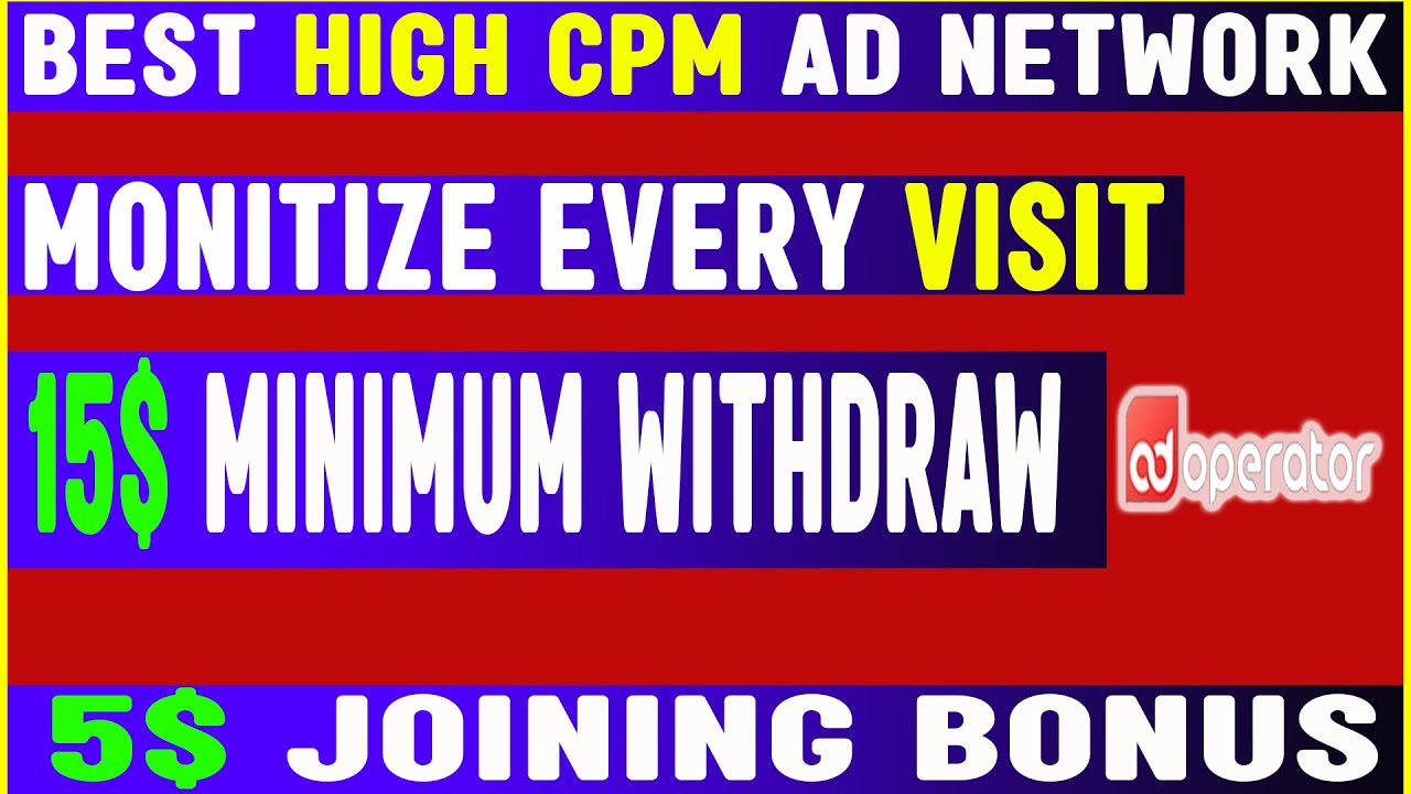 New Smart Link/Direct link ad network With High CPM || Get Instant ...