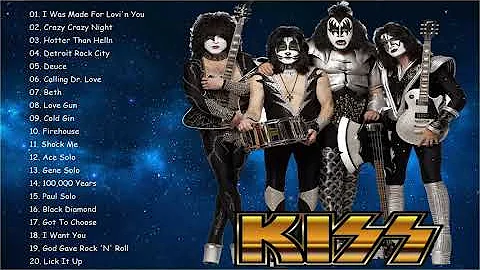 Kiss Greatest Hits Full Album - Kiss Best Songs Playlist 2020💋💋💋