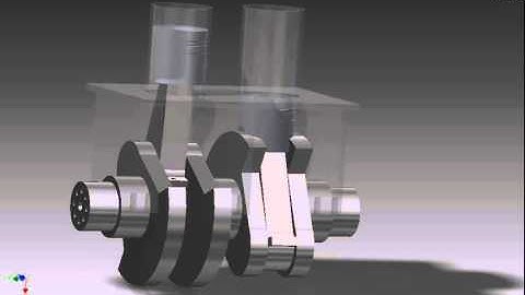 AutoDesk Inventor  Simple Engine Animation
