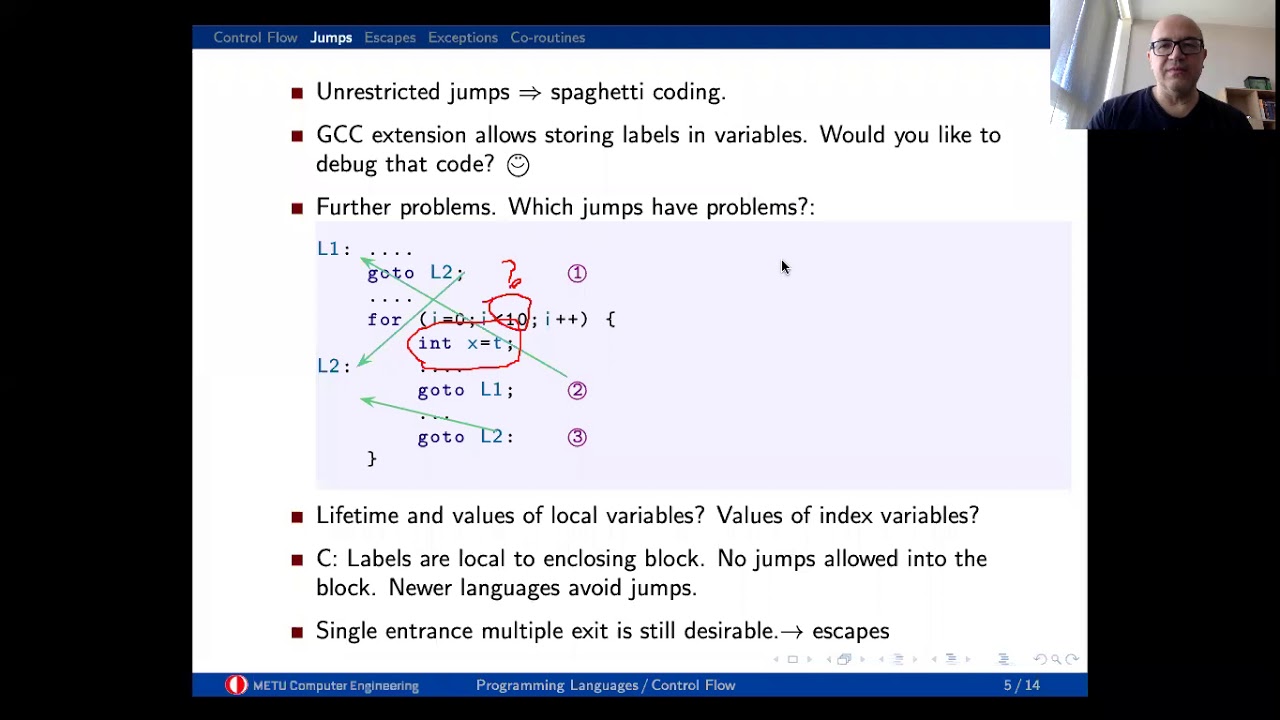 CEng 242 (April 2020) Control Flow - YouTube