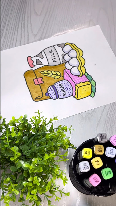 “From farm to plate—let’s color breakfast raw and fresh!”#breakfast #cute #colorful