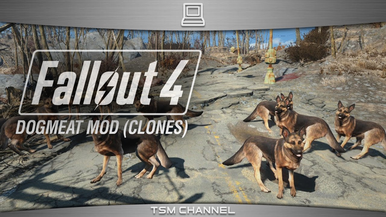 Fallout 4 Dogmeat Mod (Dogmeat Clones) - YouTube