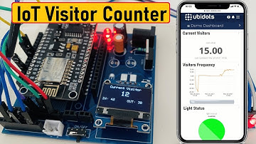 IoT Based Bidirectional Visitor Counter using ESP8266 & MQTT