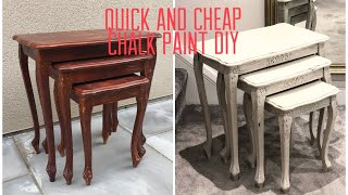 Quick And Cheap Chalk Paint Furniture DIY