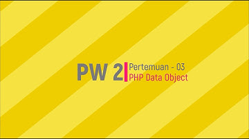 PHP Programming - Belajar Akses dan Manipulasi Basis Data Menggunakan PHP Data Object (PDO)