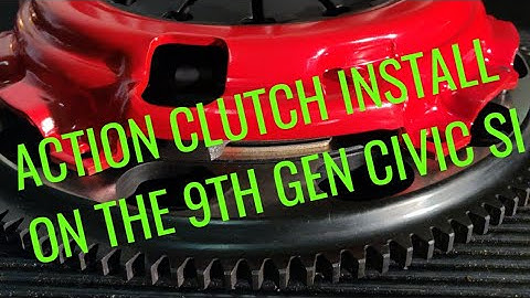 INSTALLING THE NEW ACTION CLUTCH AND REINSTALLING THE TRANSMISSION ON THE 9TH GEN SI  Honda Civic si