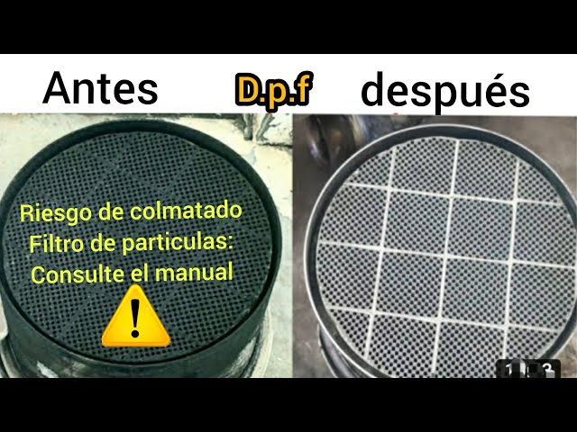 como limpiar filtro de partículas diésel dpf # p242f / p1490 