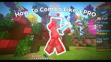 The EASIEST And BEST Way To Combo In MCPE/Bedrock Cubecraft (25+ Hits)