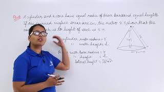 Class10th – RD Sharma - Problem-7 on Surface area and Volume of a Cone | Tutorials Point