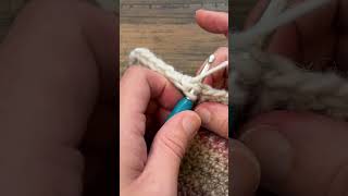 Left Hand: What Does dcblo Double Crochet Back Loop Only Mean #crochet