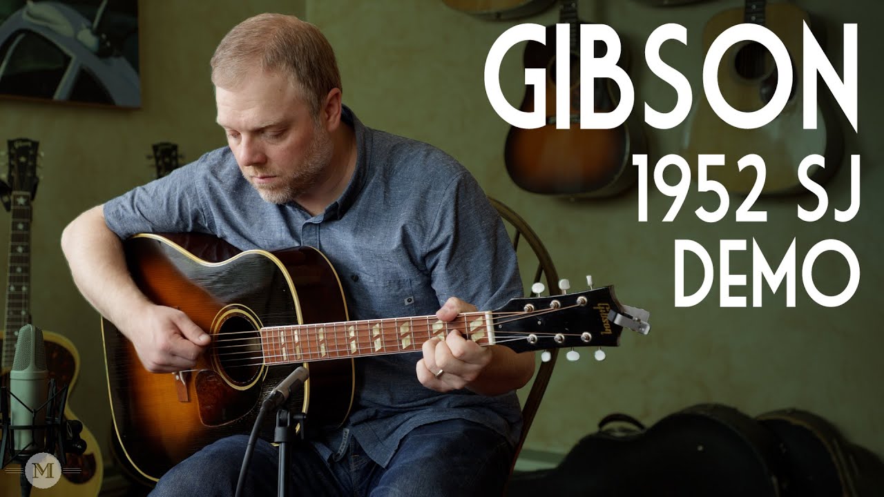 Vintage Gibson 1952 SJ Southern Jumbo Demo - YouTube