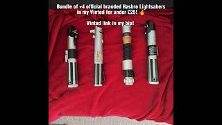 Official Hasbro Lightsabers for sale in my Vinted, under £25! 🔥