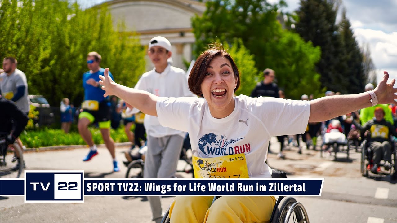 SPORT TV22 Wings for life World Run mit dem Kini Shop im Zillertal in