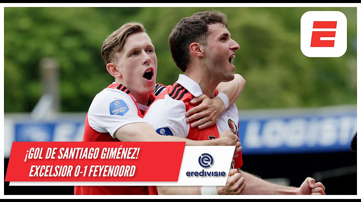 SANTIAGO GIMÉNEZ  anota y pone arriba al FEYENOORD 0-1 ante EXCELSIOR. ¡LLEGÓ EL 13! | Eredivisie