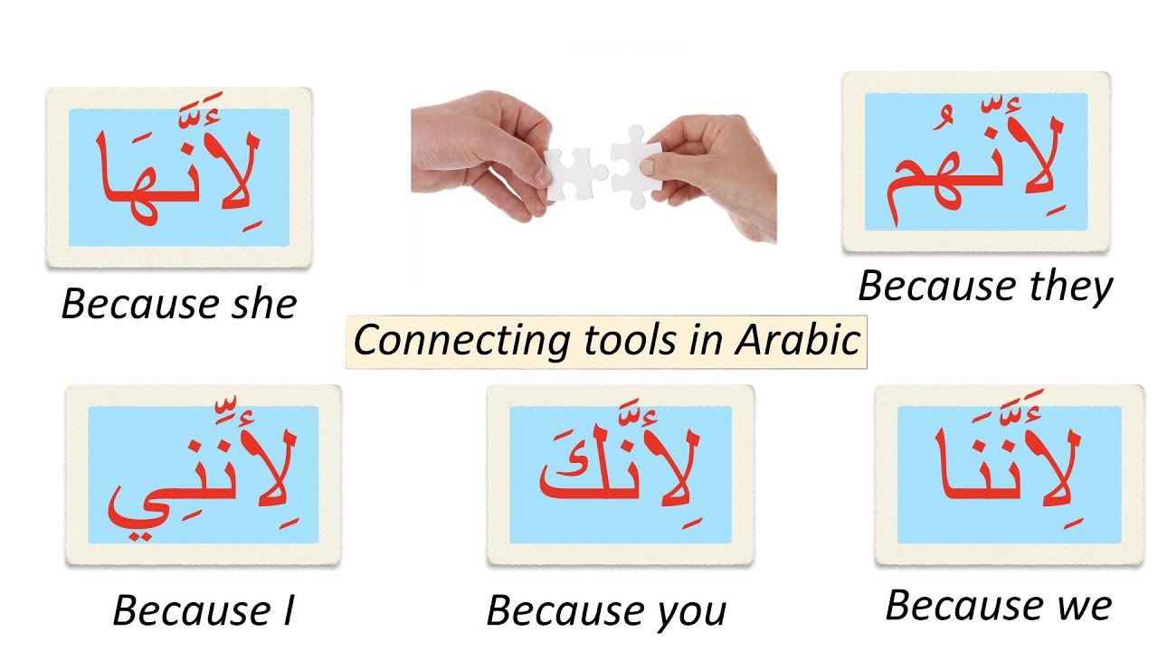 Connecting tools in Arabic YouTube