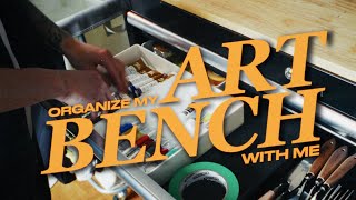 S01EP02 - Organize My Art Bench With Me (Husky 39” Mobile Workbench)