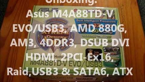 Unboxing Video: ASUS M4A88TD-V EVO Motherboard