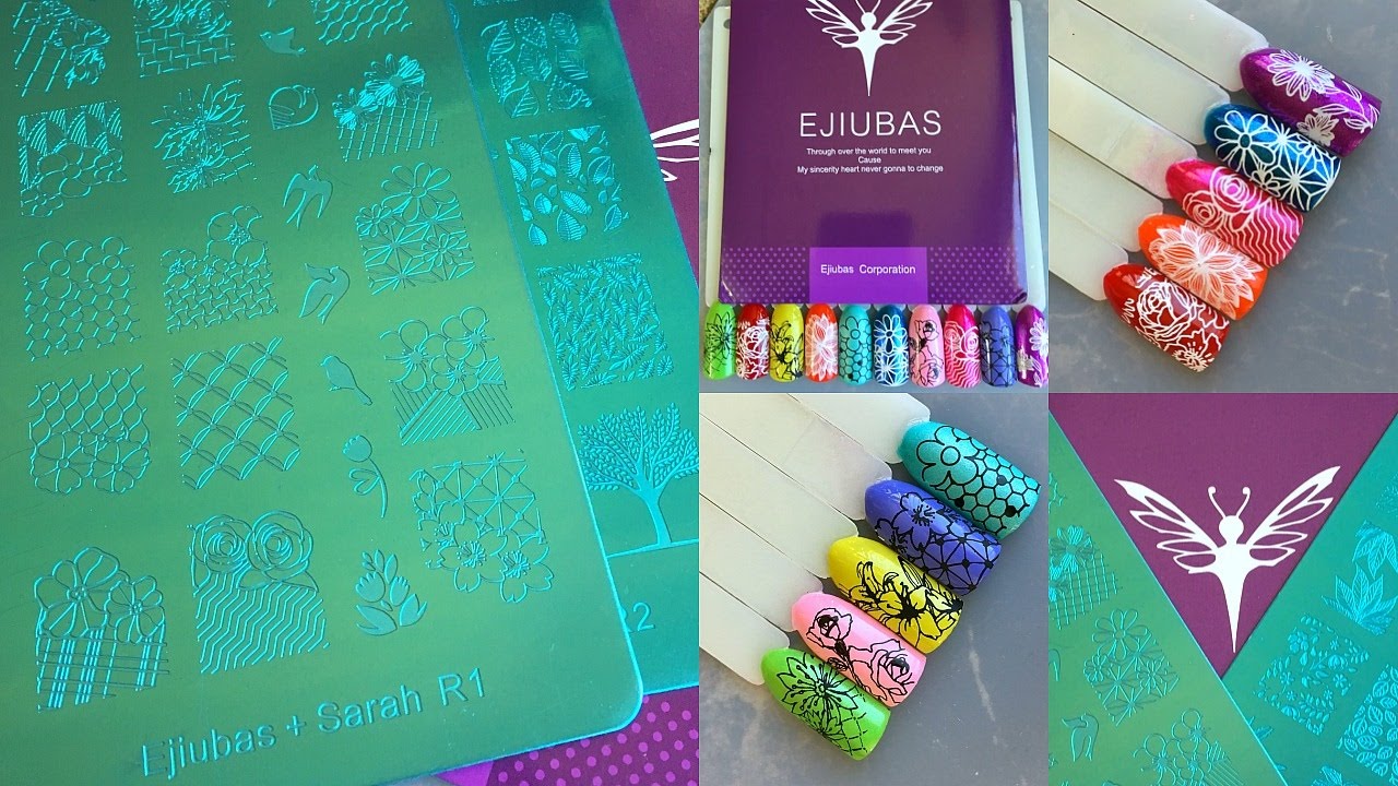 8. Ejiubas Nail Art Stamping Kit - wide 9