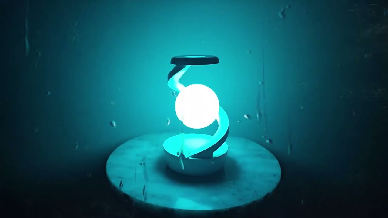 Light Rain Piano Ambience | 5-Hour Color Lamp for Sleep & Relaxation