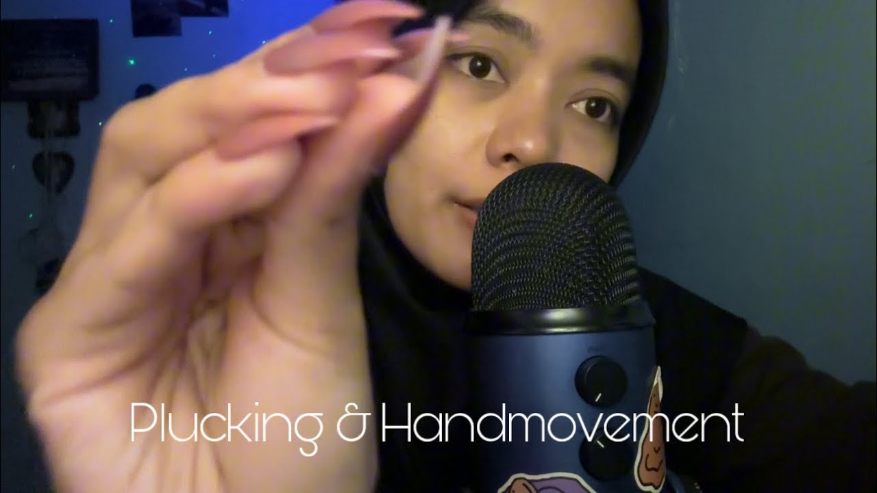 ASMR💤Plucking and Handmovement (without scissor sound)