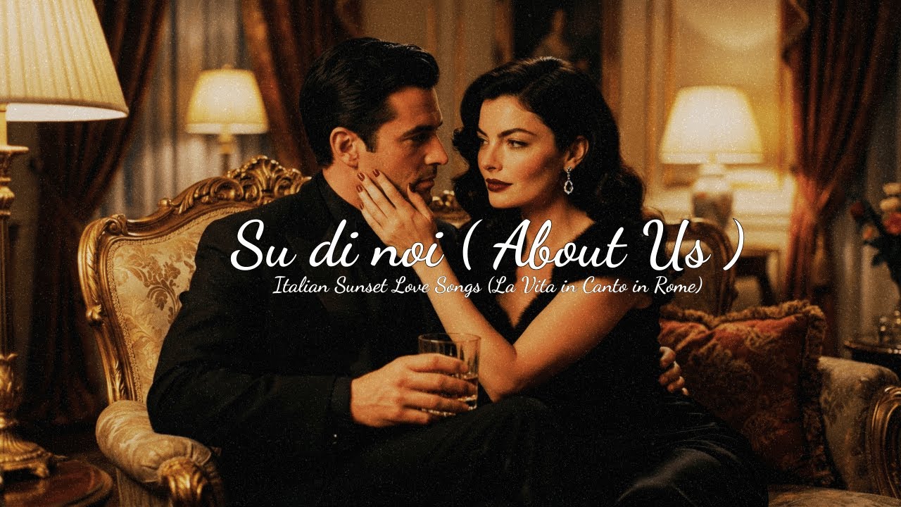 Su di noi ( About Us ) 💔 Italian Sunset Love Songs  (La Vita in Canto in Rome)
