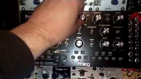 Moog Mother 32 Sequencer Test Eurorack Modular Synth