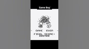 The Smurfs Travel The World GAME OVER Screens #retrogaming #gameboy #oldgames