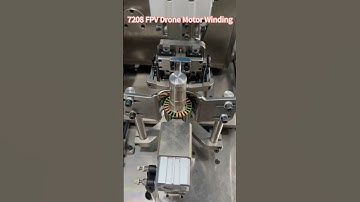 Vacuz 7208 FPV Stator Two Stations Automatic Drone Motor Coil Flying Fork Winding Machine For Sale