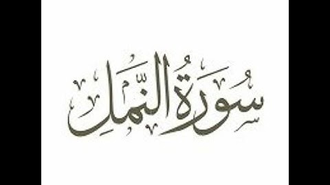 Surat An Naml ibrahim jibreen إبراهيم الجبرين نادر سوره النمل كاملا