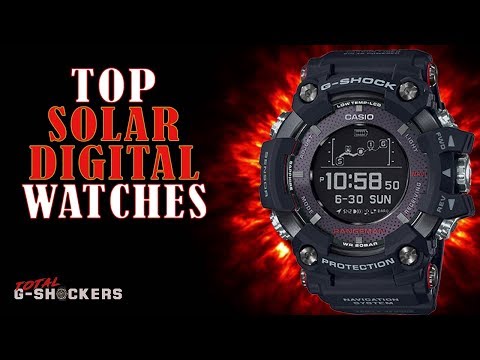 Top 5 SOLAR Digital Watches | Top Rated Watch Review