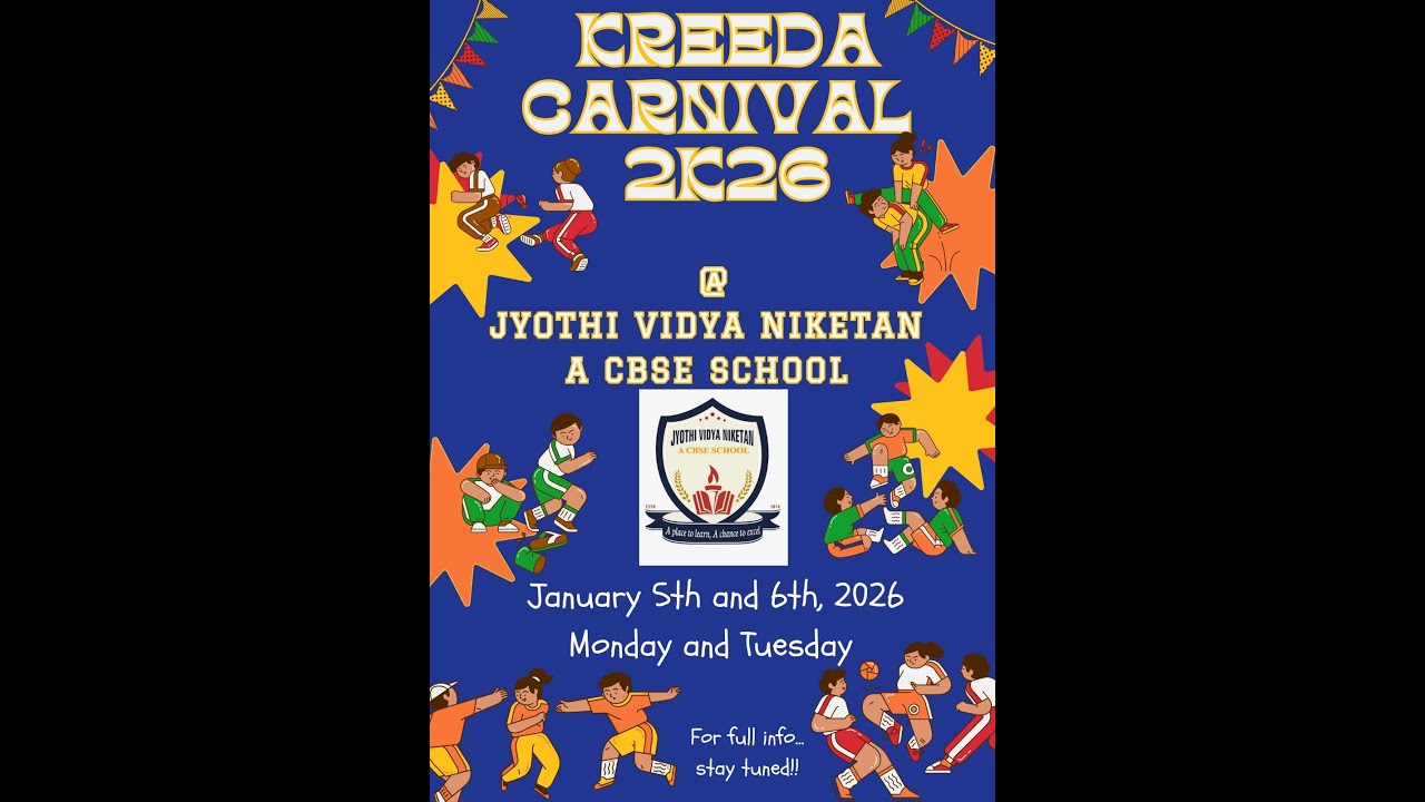 Ожидание закончилось — промо-ролик Kreeda Carnival 2K26 уже здесь!! @jyothividyaniketan 