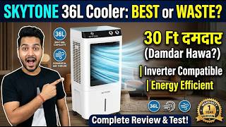 Best Budget Air Cooler 2026? SKYTONE 36L Cooler Full Review 🔥 Inverter Friendly!