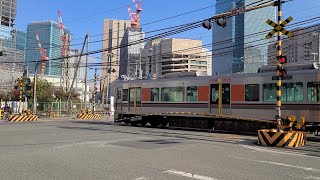 JR西日本梅田貨物線323系走行シーン