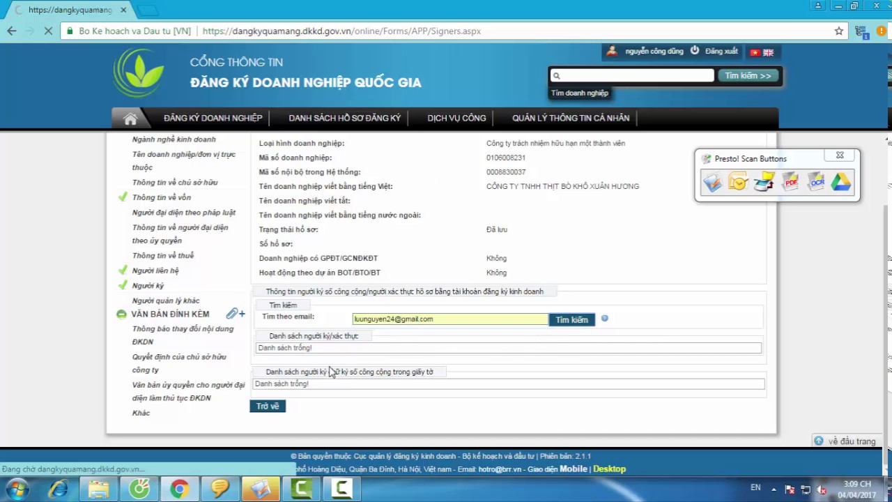 Hướng dẫn nộp hồ sơ tăng vốn điều lệ công ty - YouTube