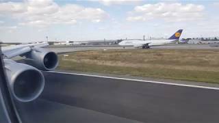 Powerful Lufthansa Boeing 747-8 Takeoff From Frankfurt 4K