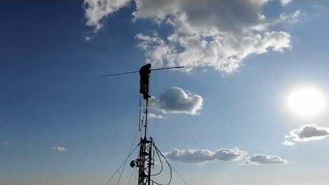 Installing a Temporary 9el 2M Yagi